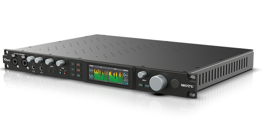 Motu 26 x 28 Thunderbolt/USB4 audio interface for Mac, Windows and iOS with mixing, effects and networking