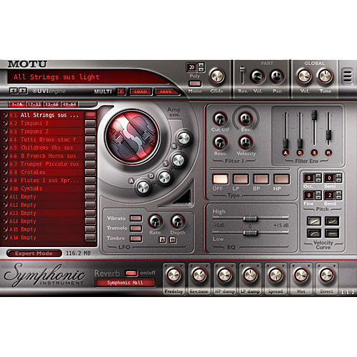MOTU Symphonic Instrument