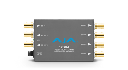 AJA 12GDA 12G-SDI 1x6 Distribution Amplifier