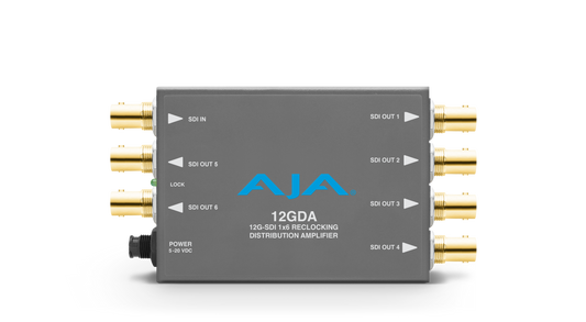 AJA 12GDA 12G-SDI 1x6 Distribution Amplifier
