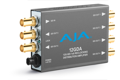 AJA 12GDA 12G-SDI 1x6 Distribution Amplifier