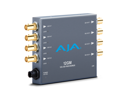 AJA 12G-SDI to/from SDI Muxer/DeMuxer