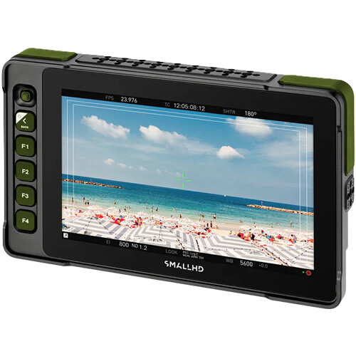 SmallHD Ultra 7 OLIVE GREEN 7-inch Camera Monitor Left Angle