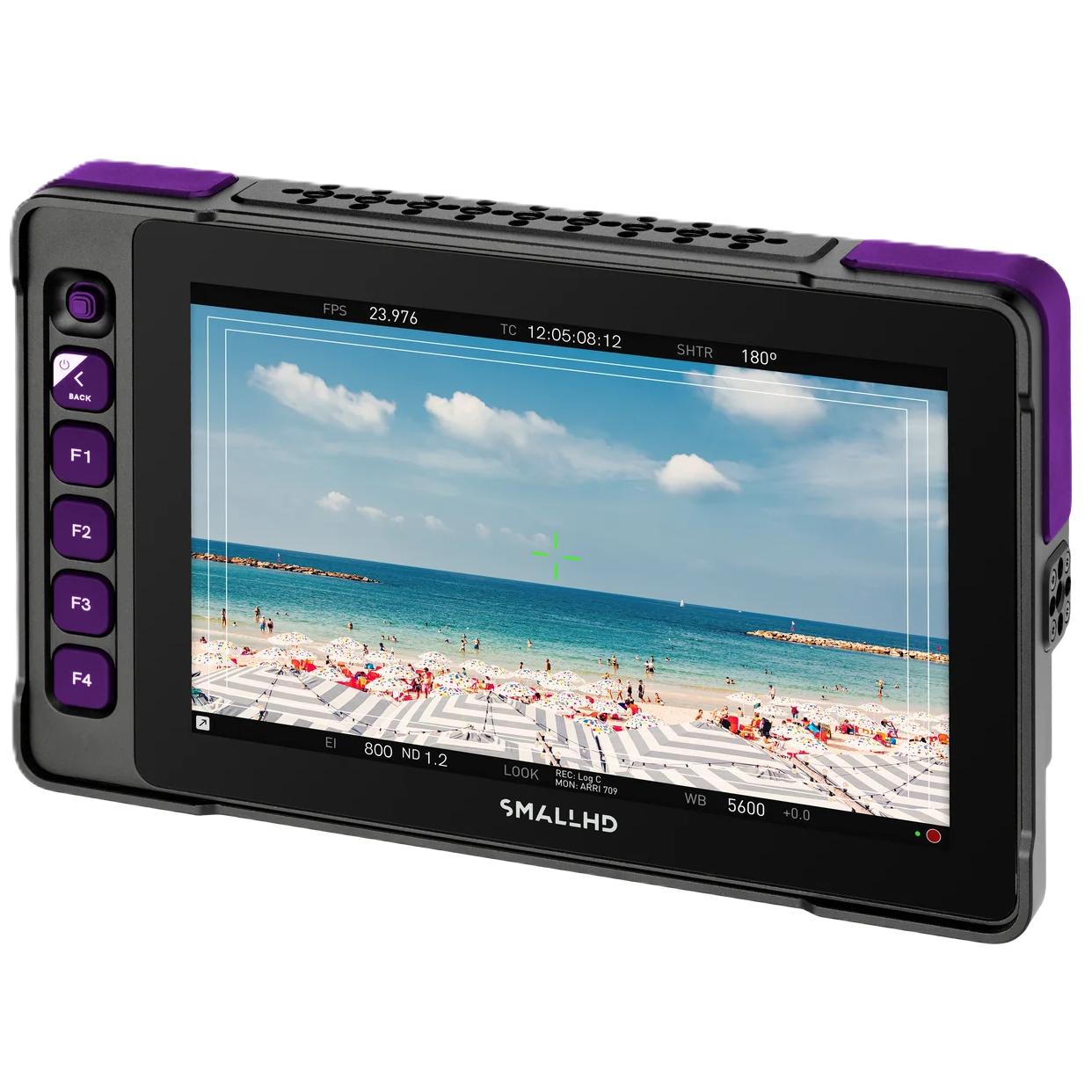 SmallHD Ultra 7 PURPLE 7-inch Camera Monitor Left Angle