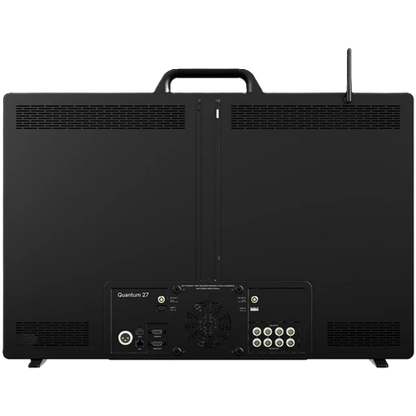 Quantum 27 Black electronic device with 'Quantum 27' branding on a white background