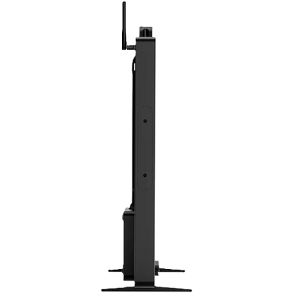 Quantum 27 Black monitor stand on a white background