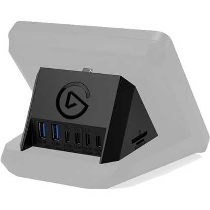 Elgato USB Hub for Stream Deck + Left Angle