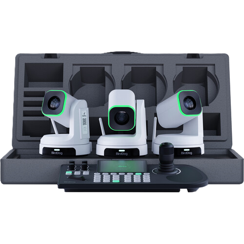 BirdDog 3x X1 PTZ Camera and KBD Keyboard Bundle