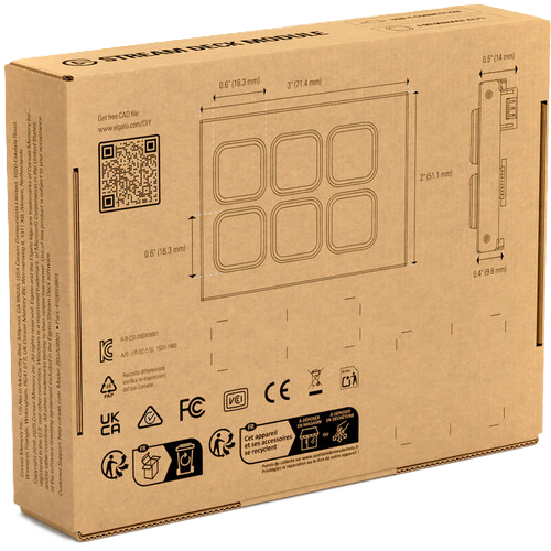 Elgato Stream Deck Module (6 Keys) Box Back