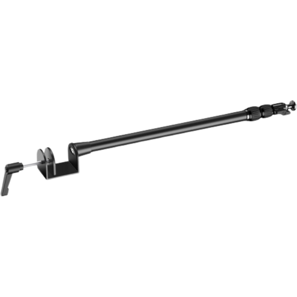 Elgato Master Mount L for Multi Mount Rigging System Black metal rod with a bracket on a white background