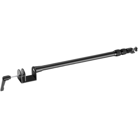 Elgato Master Mount L for Multi Mount Rigging System Black metal rod with a bracket on a white background