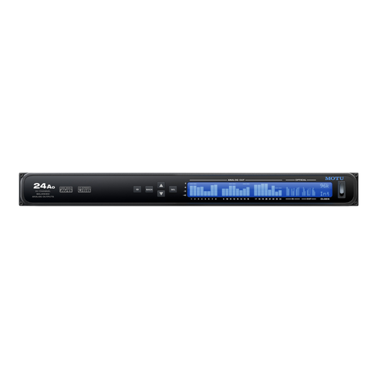 MOTU 24Ao USB2 / AVB Ethernet Audio Interface Front View