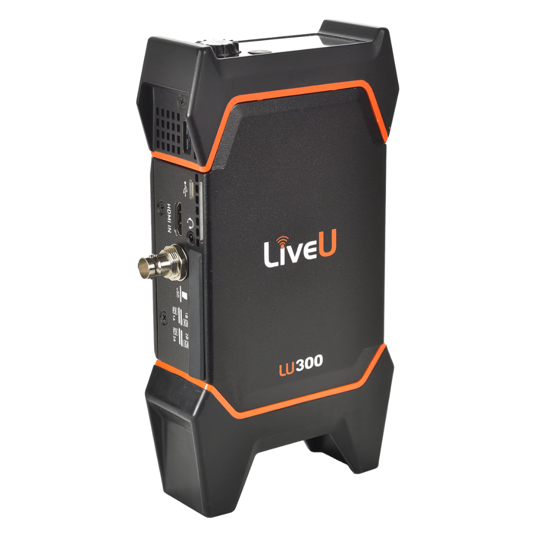 LiveU LU300S Encoder Field Unit with 4 x 4G Modems - Side View