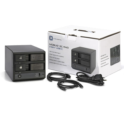 Oyen Digital Mobius Pro 2C 2-Bay USB-C RAID Hard Drive System 