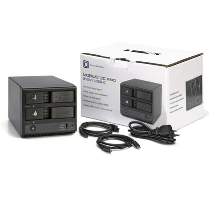 Oyen Digital Mobius Pro 2C 2-Bay USB-C RAID Hard Drive System 