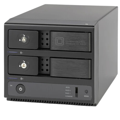Oyen Digital Mobius Pro 2C 2-Bay Dual USB-C RAID Hard Drive Enclosure