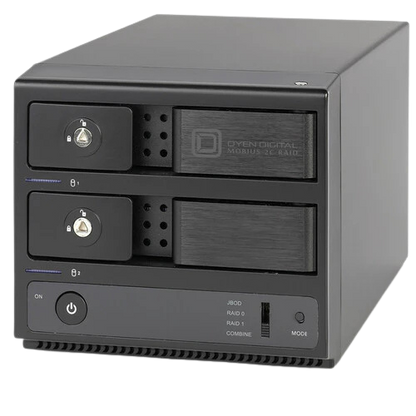Oyen Digital Mobius Pro 2C 2-Bay Dual USB-C RAID Hard Drive Enclosure