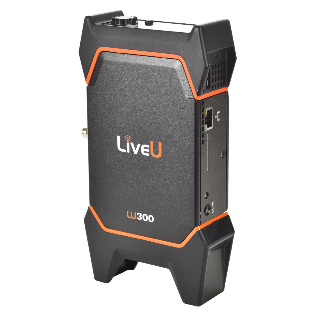LiveU LU300S Encoder Field Unit with 4 x 4G Modems - Side View