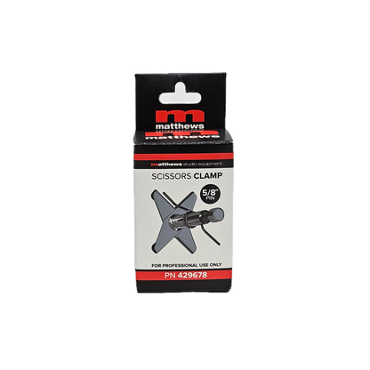 Box of Matthews Scissors Clamp on a white background