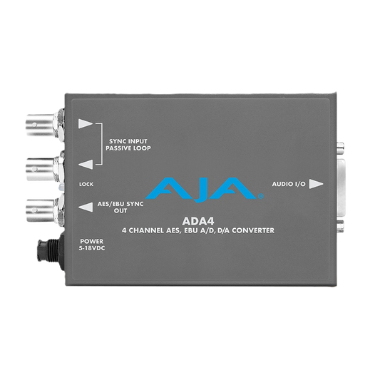 AJA ADA4 4-Channel Bidirectional Audio A/D & D/A Converter