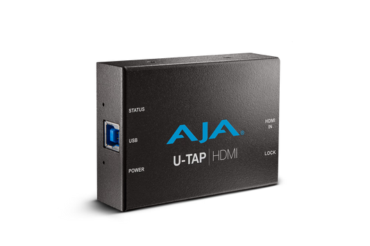 AJA U-TAP HDMI USB Angled View