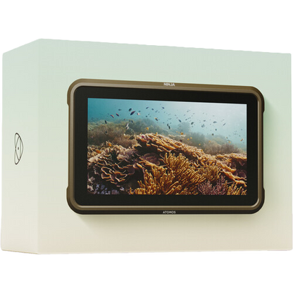 Atomos Ninja 5-inch, 1000nit HDR Monitor-Recorder for DSLR and Mirrorless Cameras Box