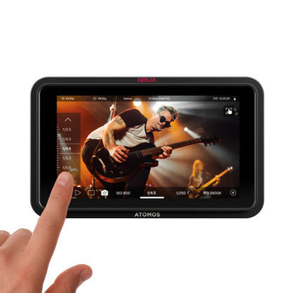 Atomos Ninja RAW 5-inch HDMI Monitor-Recorder In Use