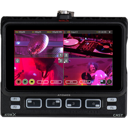 Atomos AtomX CAST Switcher Module with Ninja Front View