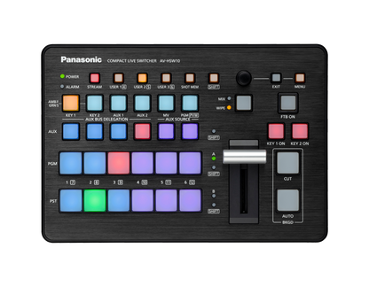Panasonic AV-HSW10PJ Compact IP Switcher with Streaming