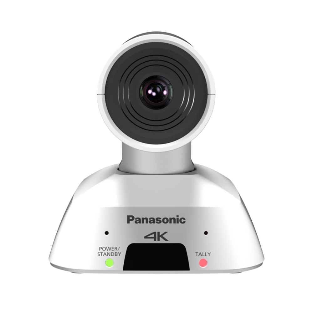 Panasonic 4K security camera on a white background