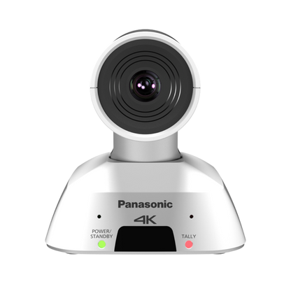 Panasonic 4K security camera on a white background