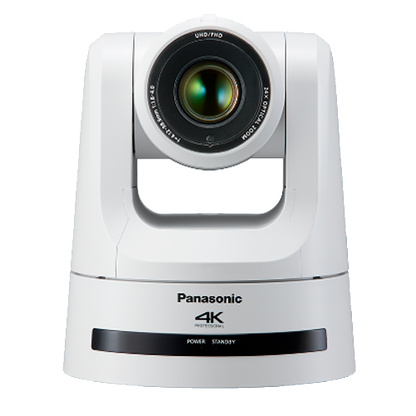 Panasonic AW-UE100 24x 4K NDI Professional PTZ Camera (White)