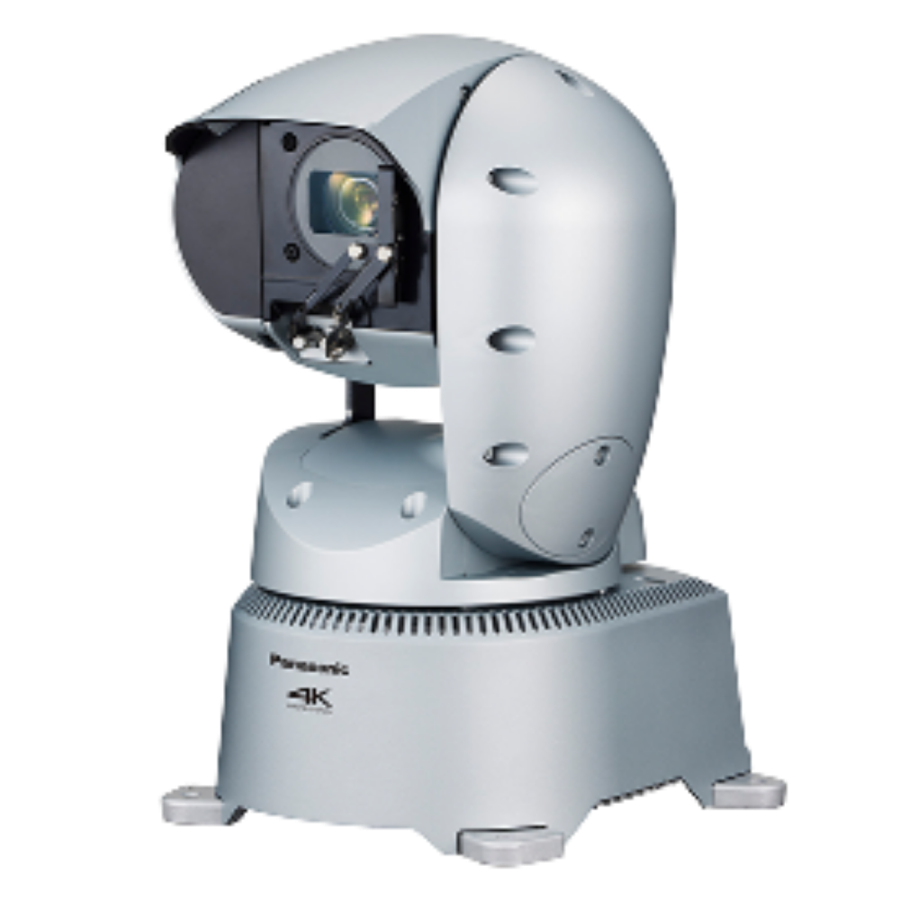 Panasonic AW-UR100 4K Outdoor PTZ Camera with Fiber, SRT, NDI Output Left Angle