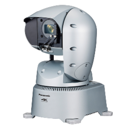 Panasonic AW-UR100 4K Outdoor PTZ Camera with Fiber, SRT, NDI Output Left Angle