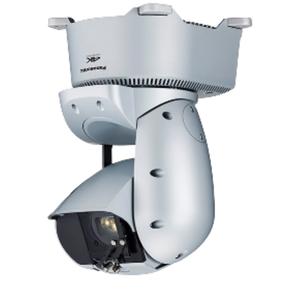 Panasonic AW-UR100 4K Outdoor PTZ Camera with Fiber, SRT, NDI Output Upside Down Left