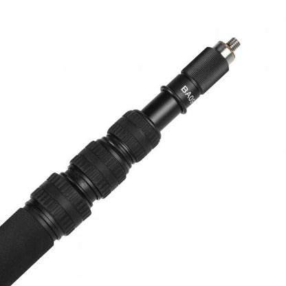 iKan 4-Section Telescoping Aluminum Microphone Boom Pole 8′ (E-Image)