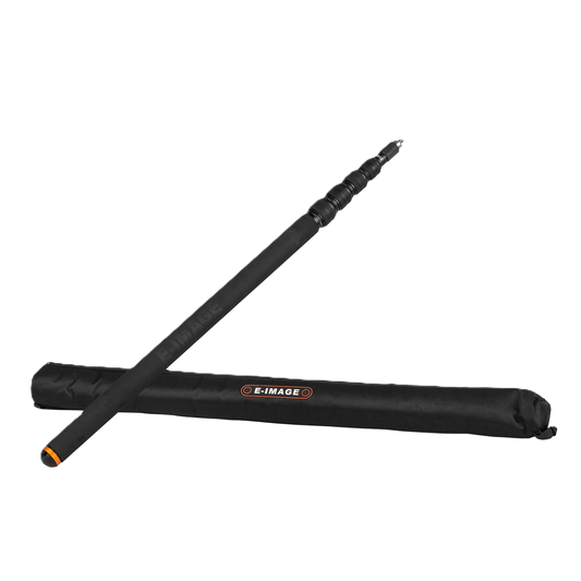 iKan 5-Section Telescoping Aluminum Microphone Boom Pole 11-inches (E-Image)