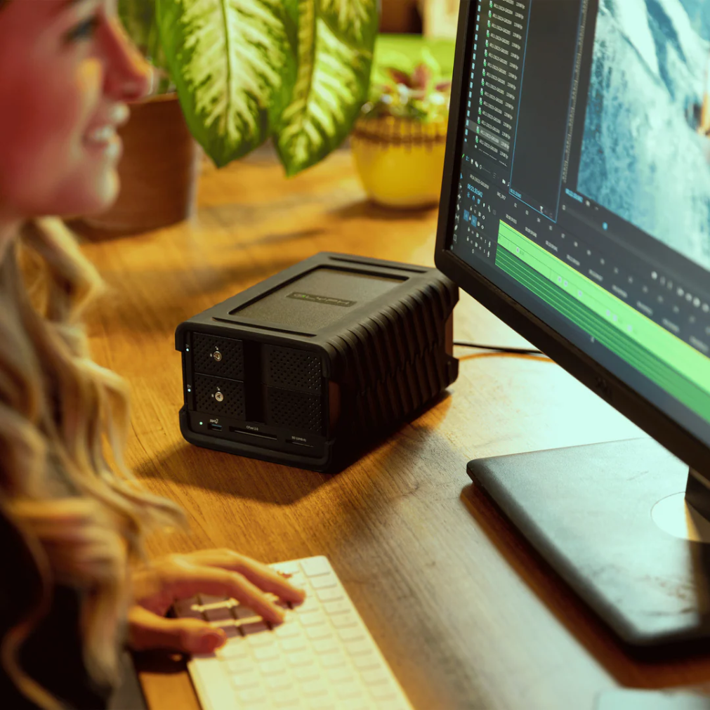 Glyph 44TB Blackbox PRO RAID In Use