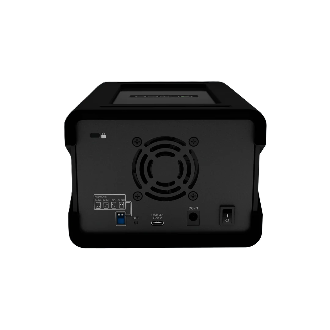 Glyph RAID Storage Desktop Drive Ports Inputs Back Rear