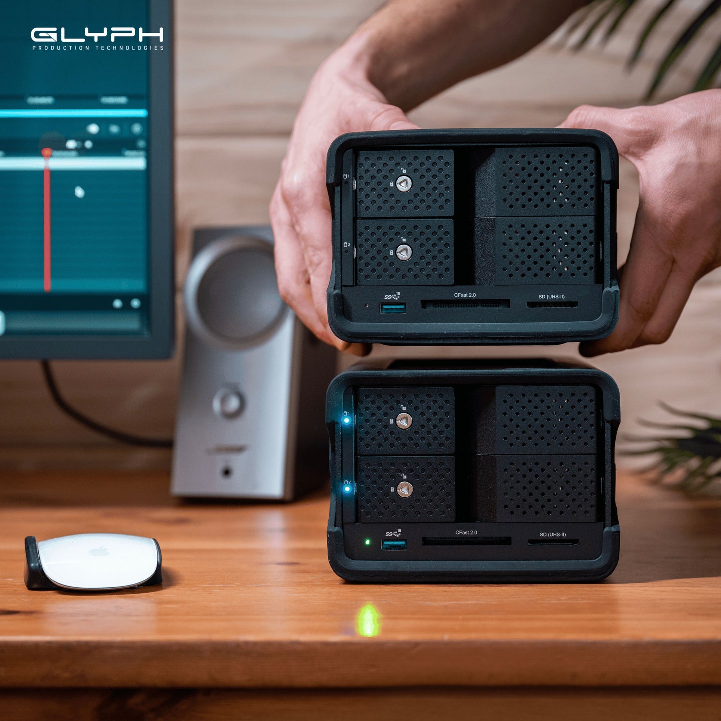 Glyph Blackbox PRO RAID Desktop Drive with Thunderbolt 3 - 60TB