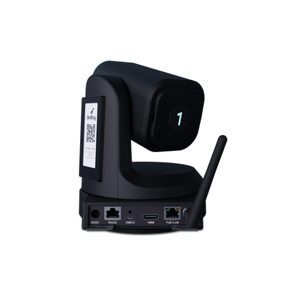 BirdDog X1 30x Optical Zoom Black Angled View