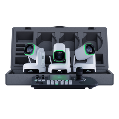 BirdDog 3x X1 30x PTZ Cameras and KBD Keyboard Bundle