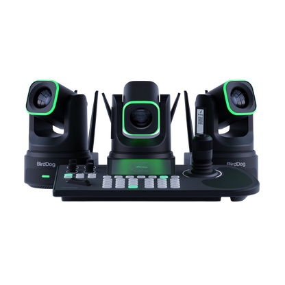 BirdDog 3x X4 Ultra PTZ Cameras and KBD Keyboard Combo