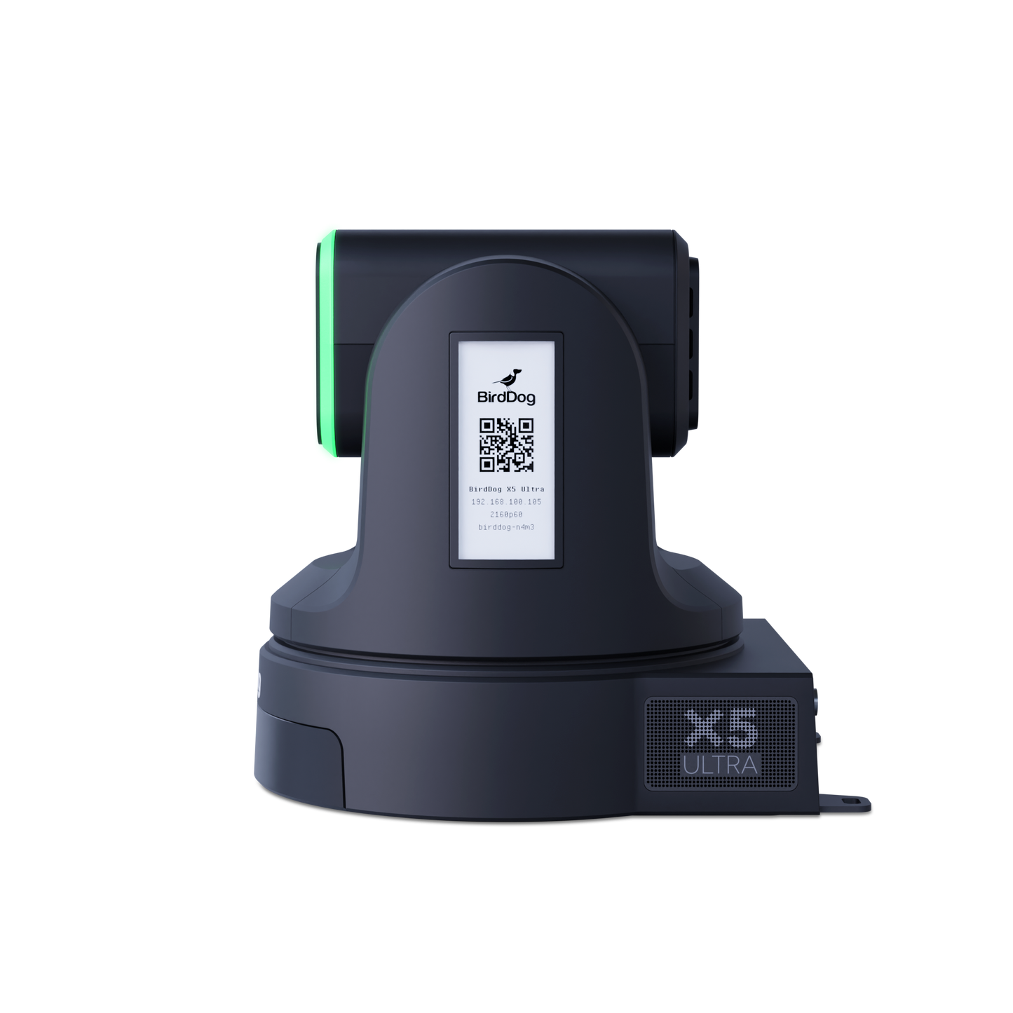 BirdDog X5 Ultra 4K PTZ Camera (Black) ide With QR