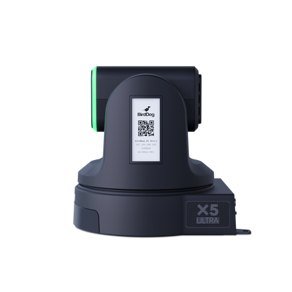 BirdDog X5 Ultra 4K PTZ Camera (Black) ide With QR