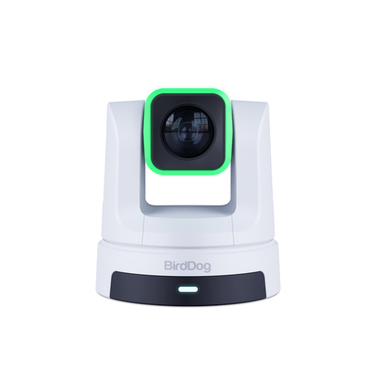 BirdDog X5 Ultra 20x 4K PTZ Camera Front Lens View