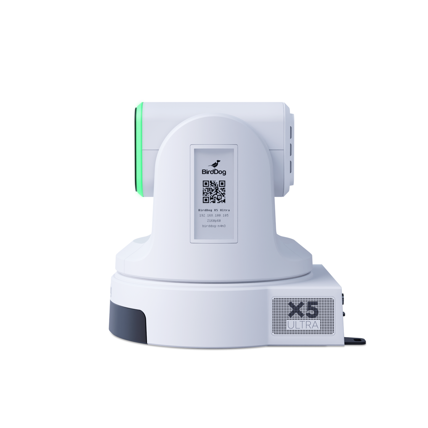 BirdDog X5 Ultra 20x 4K PTZ Camera Left Side Angle View