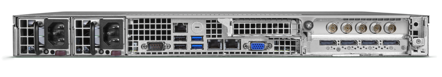 AJA BRIDGE LIVE 12G-4 Rear