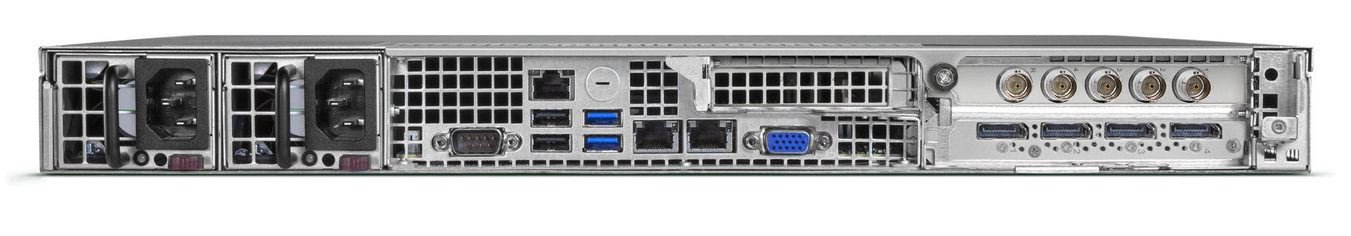 AJA BRIDGE LIVE 12G-4 Rear