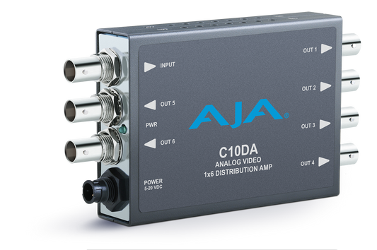 AJA Analog Video 1x6 Distribution Amplifier 